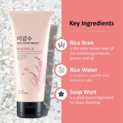 The Face Shop Rice Water Bright Foaming Cleanser 150ml